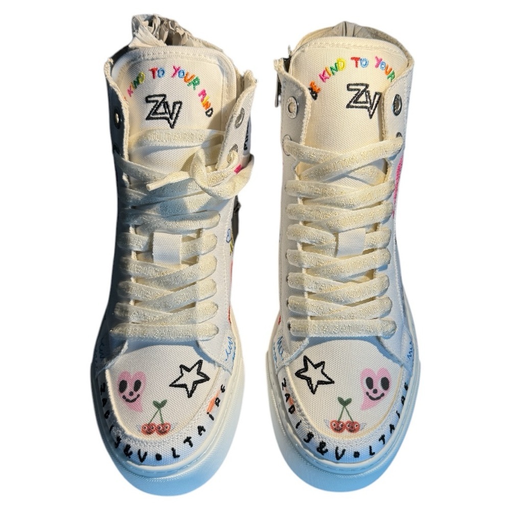 Zadig & Voltaire Flash Chunky High-Top Sneakers New size 7US/38FR Humberto Cruz - Picture 6 of 15